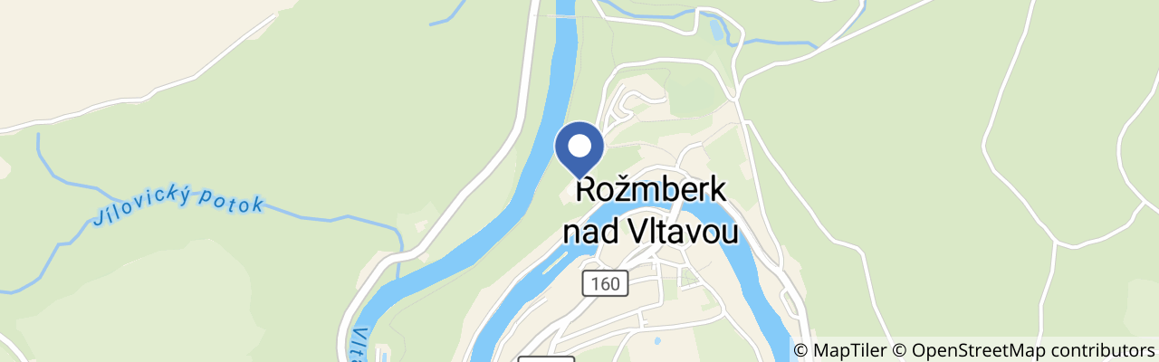 Mapa - Hradozámecká noc 2026 na Rožmberku