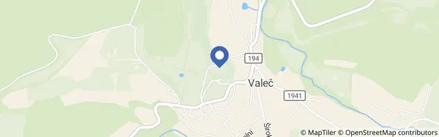 Mapa - Hradozámecká noc na zámku Valeč