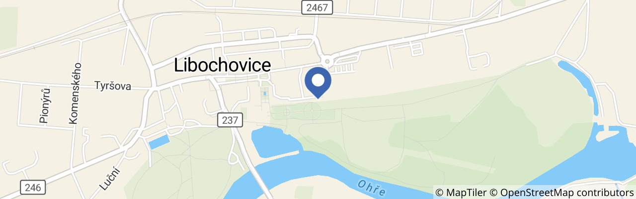 Mapa - Výstava exotického ptactva – zámek Libochovice 2026