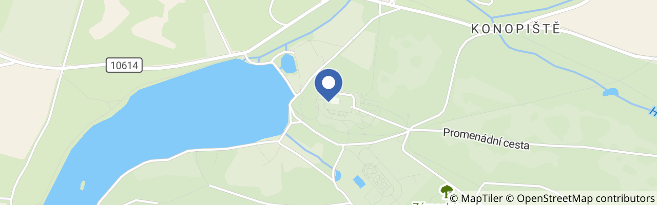 Mapa - Služebnictvo na Konopišti
