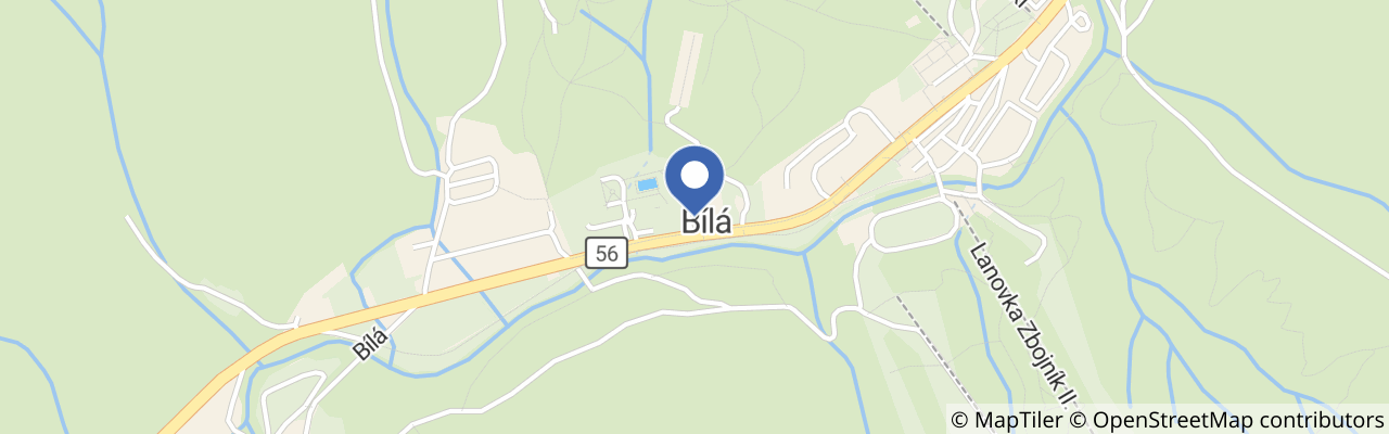 Mapa - Večerní stezka zázraků Na Bílé
