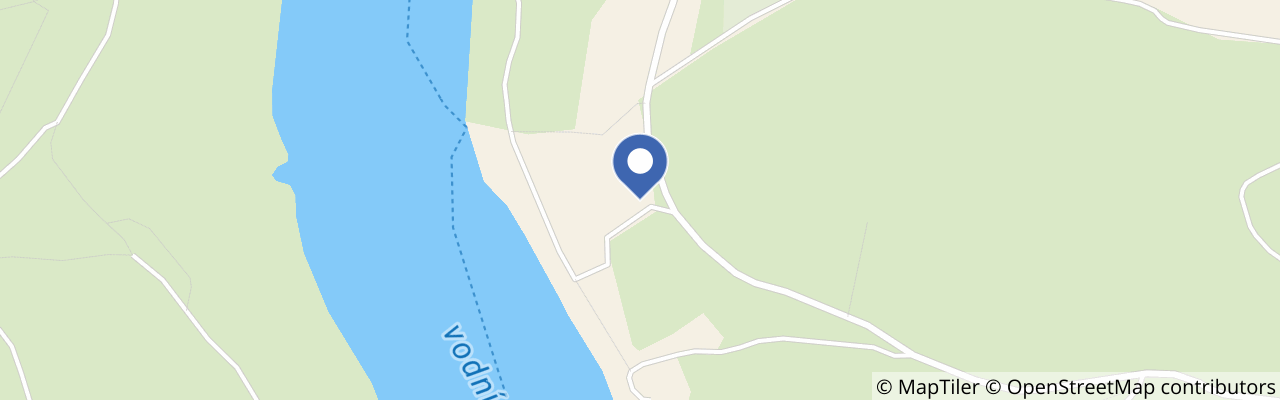 Mapa - Kemp Častoboř Slapy - Andělská Laguna