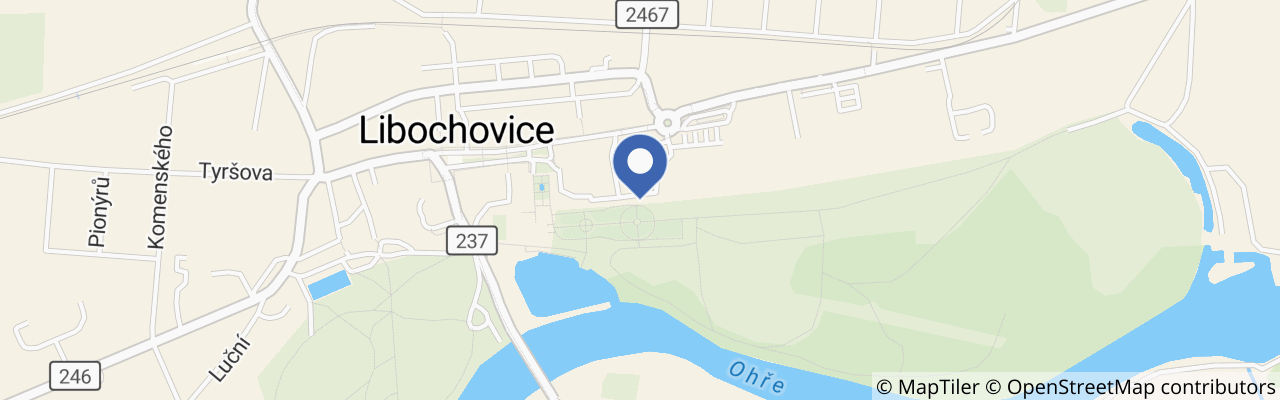 Mapa - Výstava exotického ptactva na zámku Libochovice