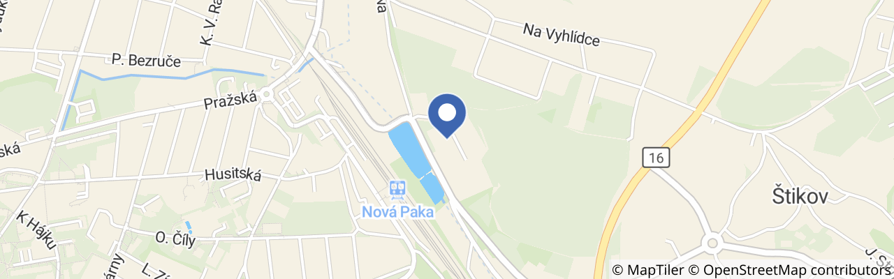 Mapa - Komentovaná prohlídka pivovaru Nová Paka