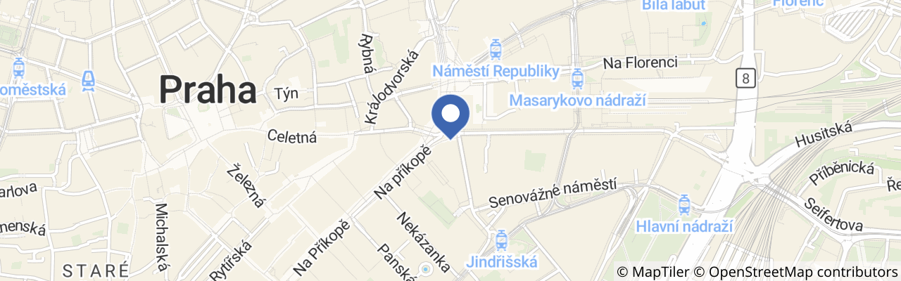 Mapa - Putovní výstava Návštěvnického centra ČNB k 100. výročí Národní banky Československé