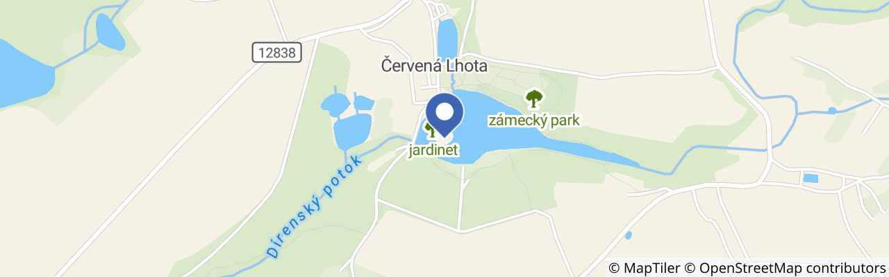 Mapa - Musica Diversa na Červené Lhotě