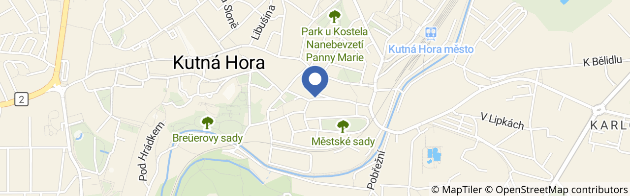 Mapa - Zažít město jinak v Kutné Hoře 2026