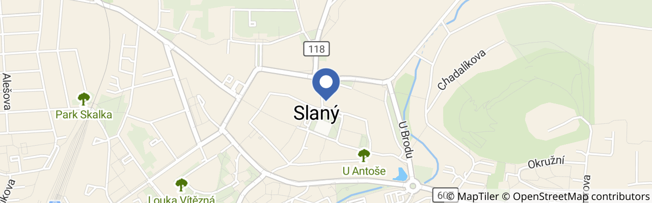 Mapa - Světla nad bunkry ve Slaném 2026