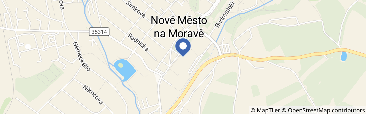 Mapa - Hotel Panský Dům