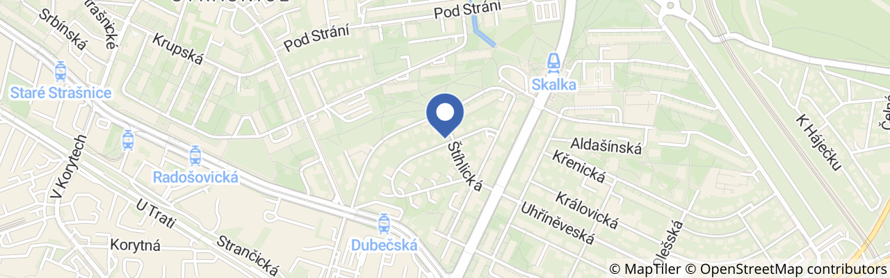 Mapa - Festival parních lokomotiv v Benešově 2026