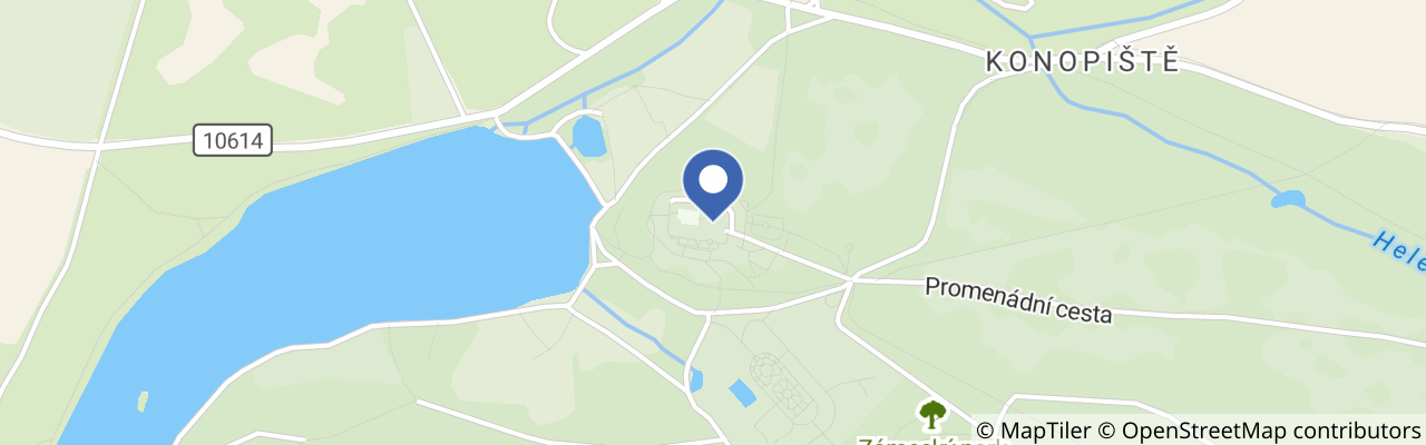 Mapa - Bubenická show a středověk tajemný – tep gotických stínů na Konopišti