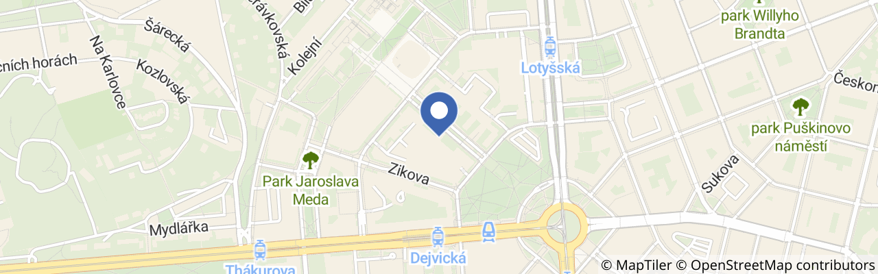Mapa - Noc vědců na VŠCHT Praha 2026