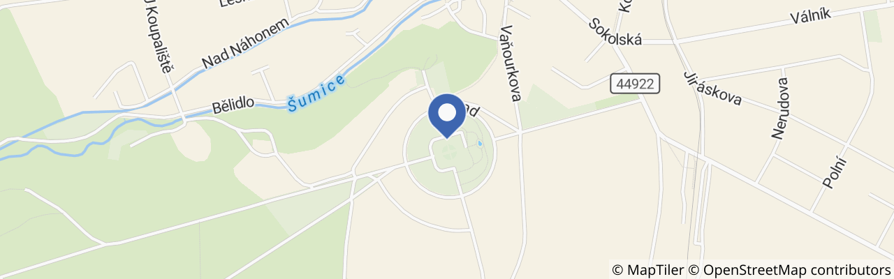 Mapa - Květiny pro zámeckou paní – oživený zámek Náměšť na Hané