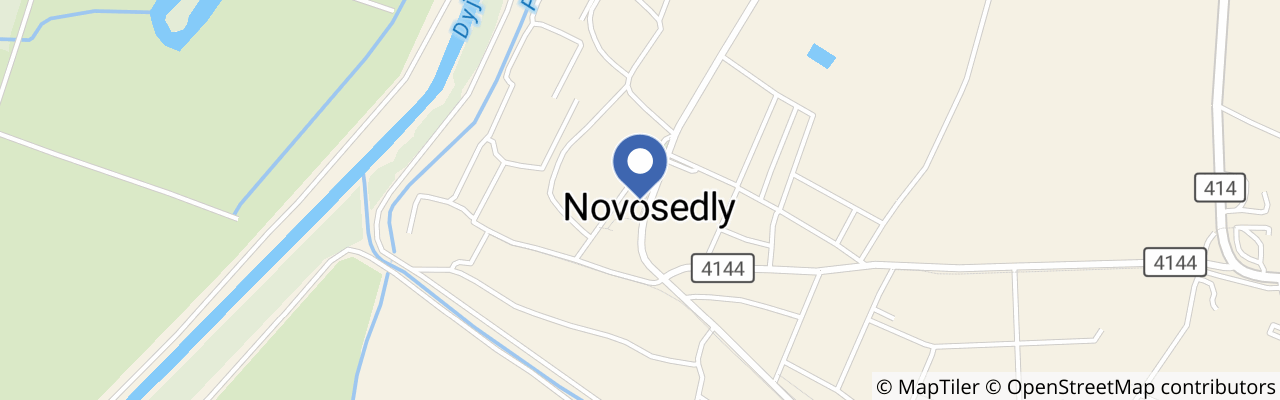 Mapa - Novosedelské sklepy open 2026