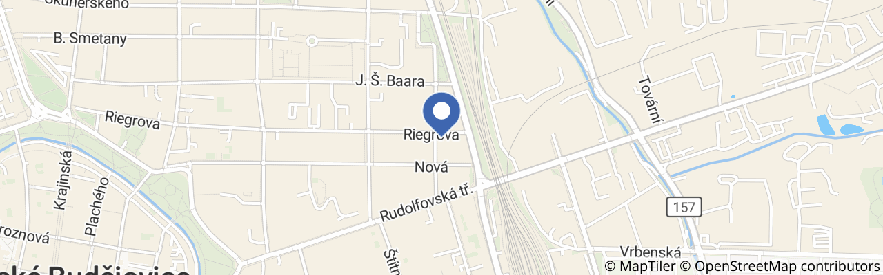 Mapa - Letní plavby v historickém centru Českých Budějovic na lodi Sv. Rozálie