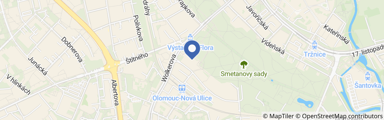 Mapa - Olima Cup – kuchařská soutěž na výstavě Flora Olomouc 2026