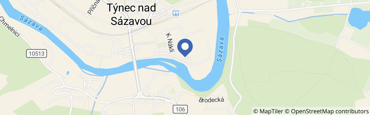 Mapa - Týnecká neckyáda 2026