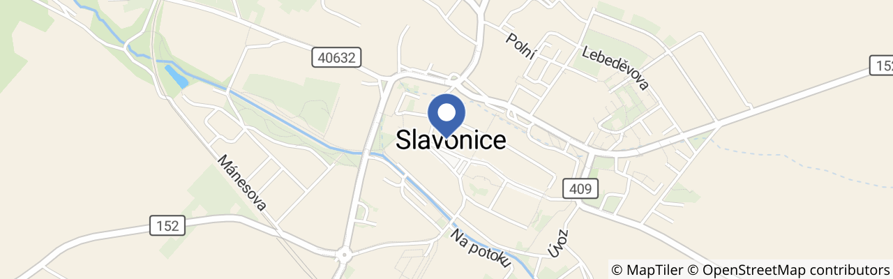 Mapa - Slavonický jarmark 2026