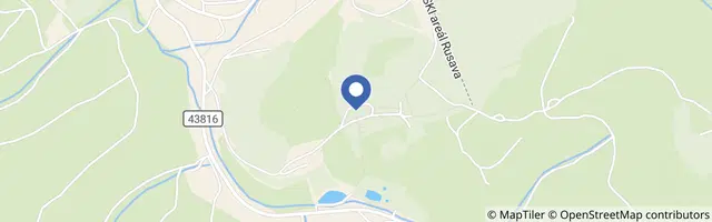 Mapa - Hotel Rusava