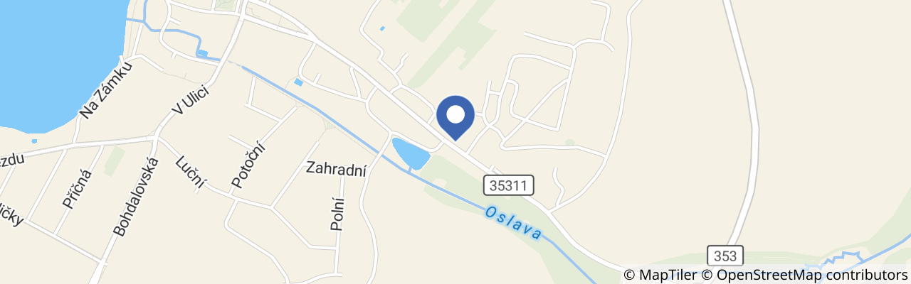 Mapa - Pezion Pohanka