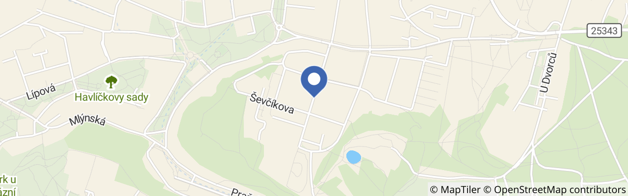 Mapa - Levandulový den v Botanické zahradě Teplice