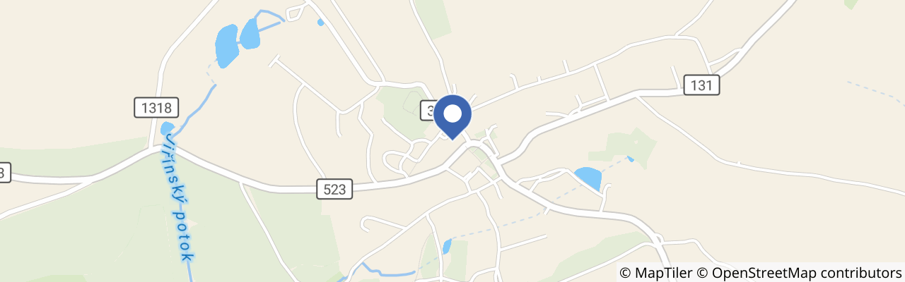 Mapa - Prohlídky zámku Větrný Jeníkov