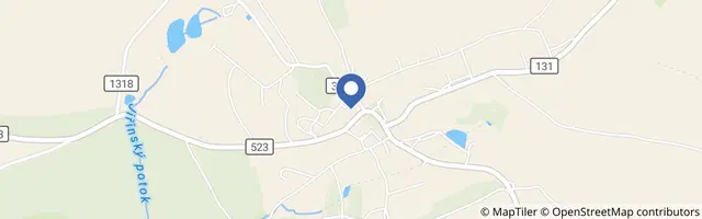 Mapa - Prohlídky zámku Větrný Jeníkov