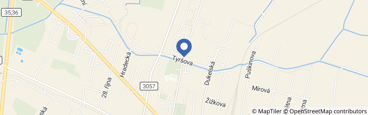 Mapa - Pivní slavnosti Holice 2026