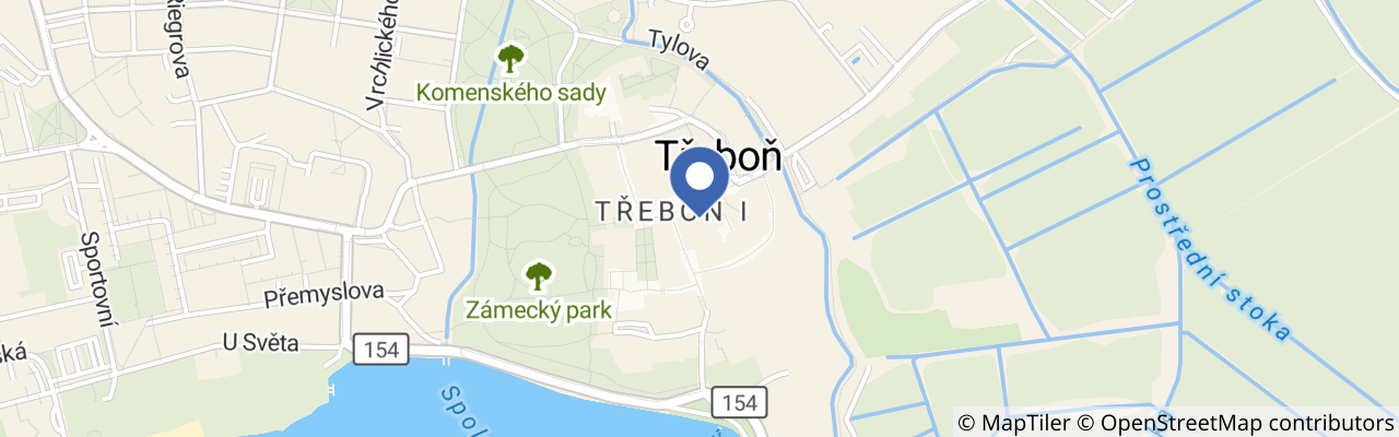 Mapa - Vidiny 2026 – Festival vizuální tvorby v Třeboni