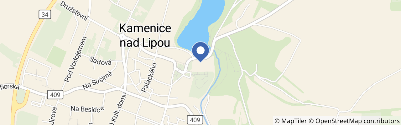 Mapa - Hračkobraní v Kamenici nad Lipou 2026