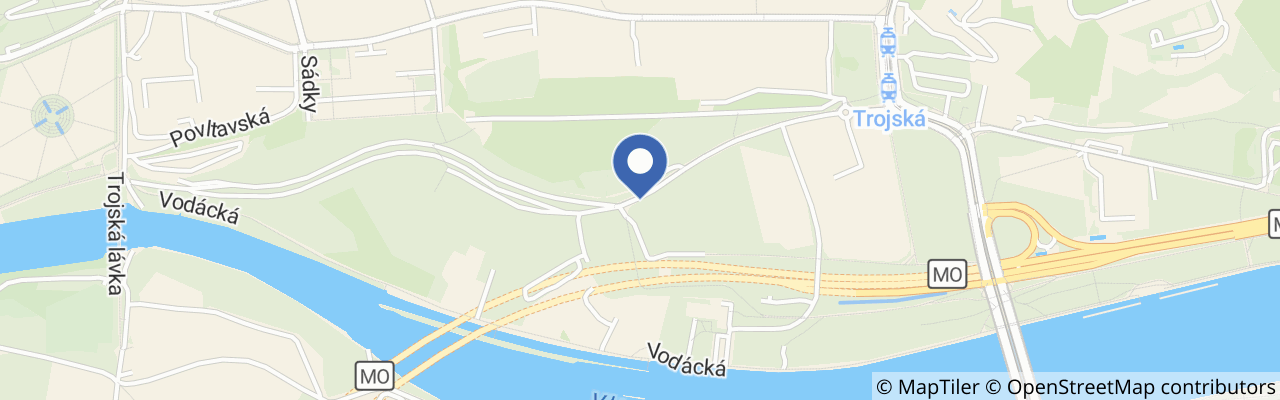 Mapa - Trojské vinobraní 2026 – vinařská slavnost v zahradách Trojského zámku