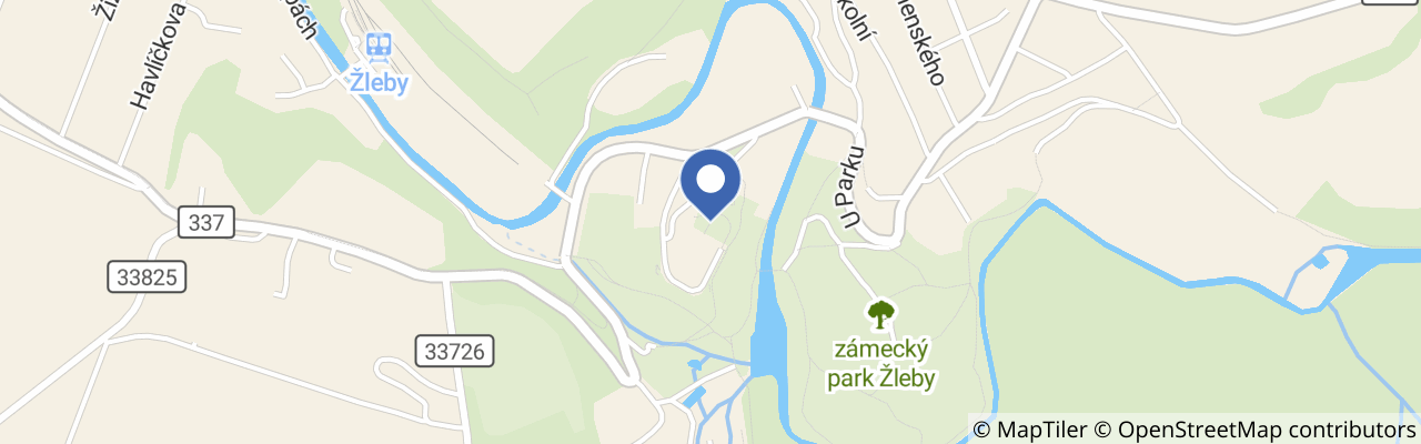 Mapa - Parkem a kolem zámku s kastelánem