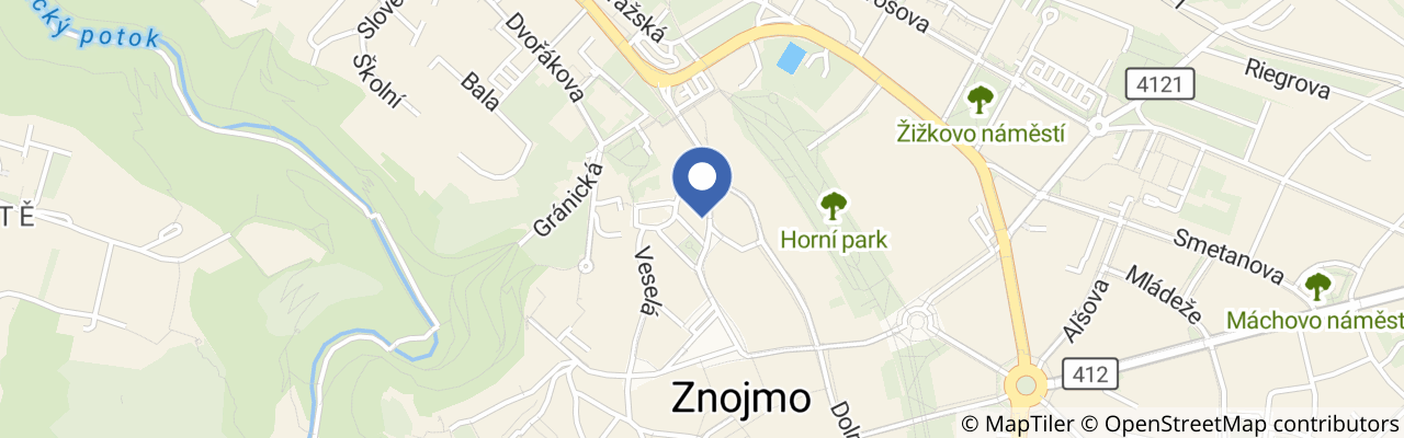 Mapa - Festival znojemských vín 2026
