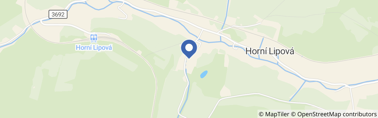 Mapa - eFiAparthotel Horní Lipová