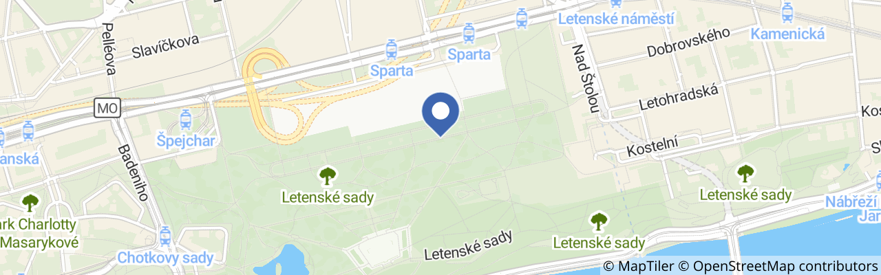 Mapa - Letní Letná 2026 – festival nového cirkusu, divadla, hudby a vizuálního umění