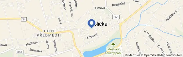 Mapa - Orbis Pictus Play v Poličce