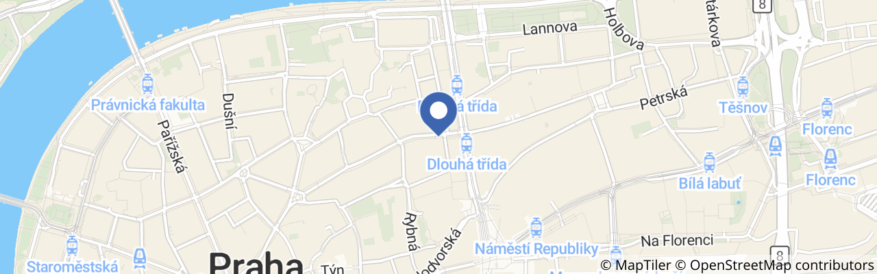 Mapa - Procházka s průvodkyní – Seznamte se, Anežský klášter