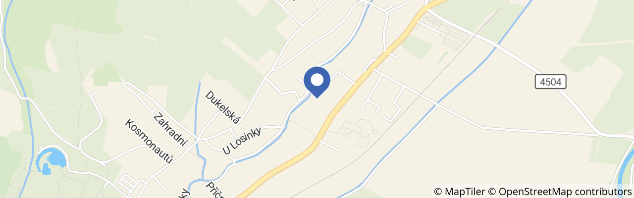 Mapa - Apartmány Vízmberk