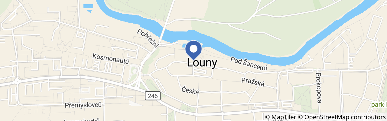 Mapa - Letní lounské vábení 2026