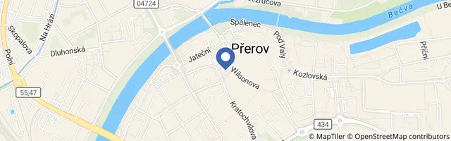 Mapa - Přerovské Svatovavřinecké hody 2026