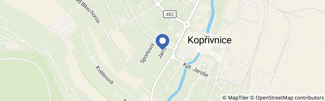 Mapa - Penzion Pod Bílou horou