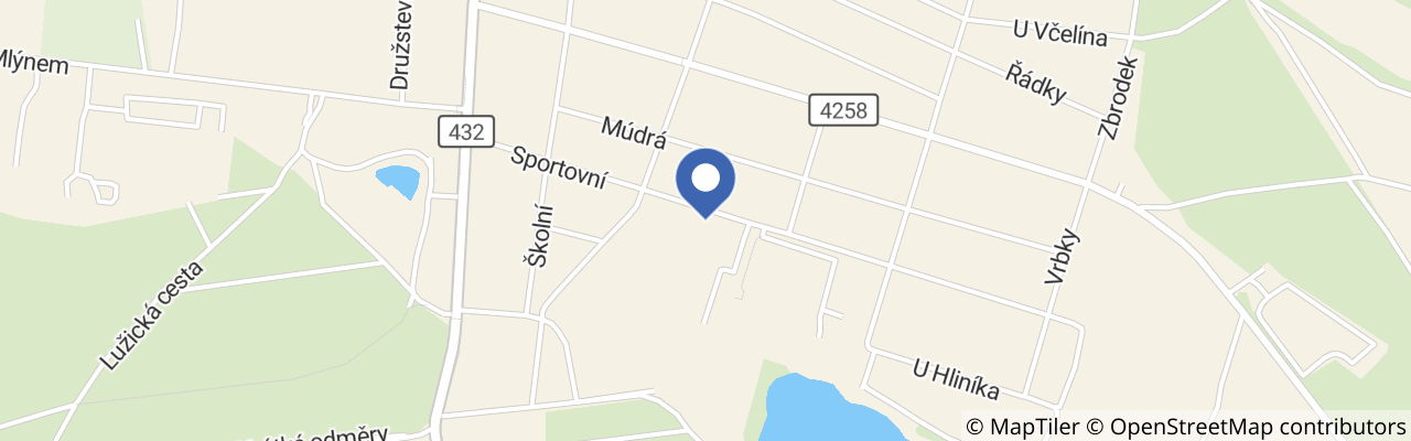 Mapa - Ratíškovský festiválek a mini food festival 2026