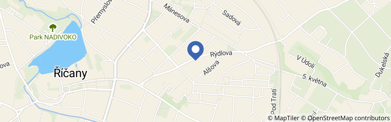 Mapa - Vypuštění ježků v Ořechovce