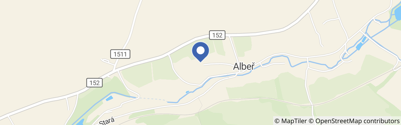 Mapa - Penzion Albeř