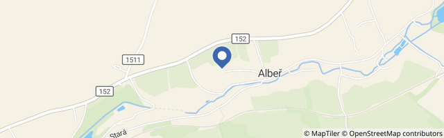 Mapa - Penzion Albeř