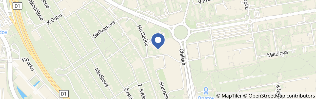 Mapa - Otevřený šachový turnaj v tempu Rapid