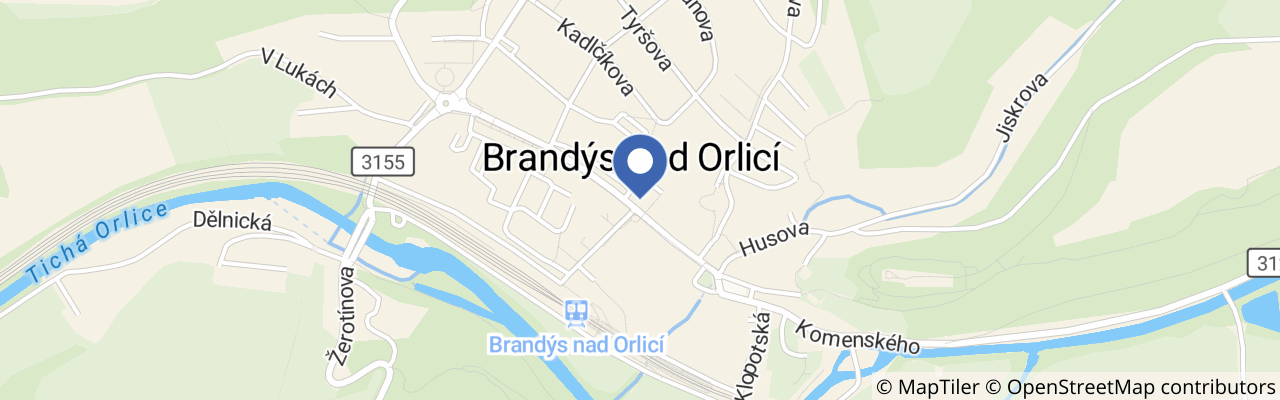 Mapa - Brandýské mámení 2026