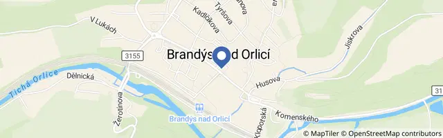 Mapa - Brandýské mámení 2026