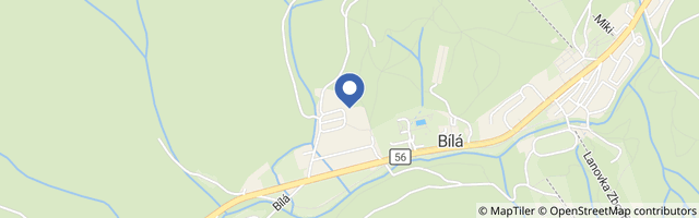 Mapa - Apartmány Bílá 188