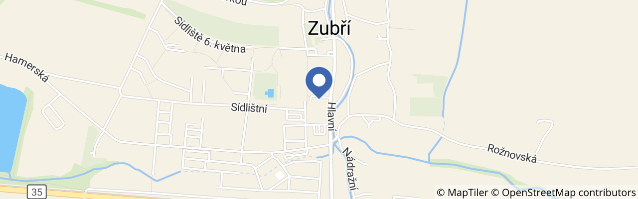 Mapa - Svět kostiček v Zubří
